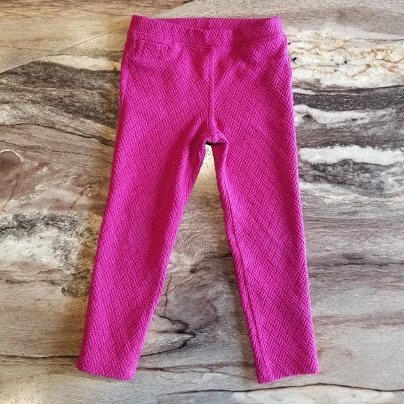 Carter's Denim Dress 4T with Pink Leggings - Picture 6 of 9